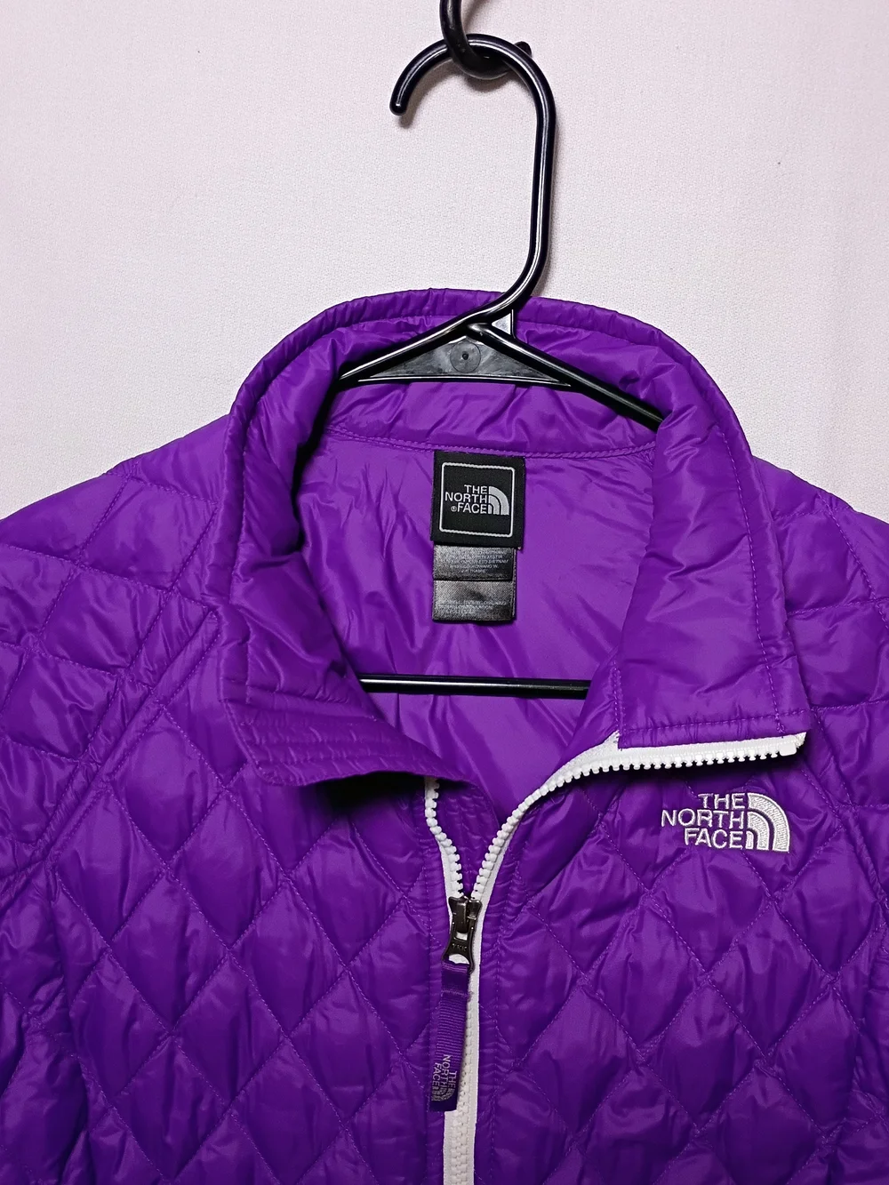 The North Face Girls ThermoBall Quilted Puffer Jacket Large 14/16 Purple